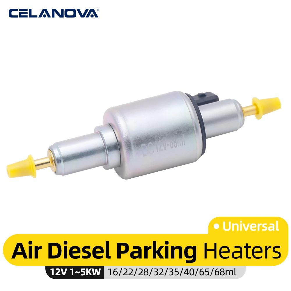 Universal 12V 1~5KW 16 22 28 32 40 35 68ML For Car Air Diesel Parking Heater Oil Fuel Pump Pulse Metering Pump Easy To Clean