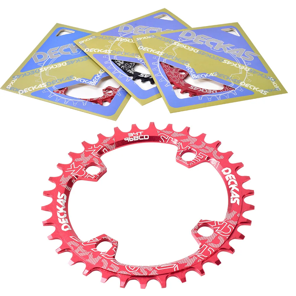 DECKAS 96BCD Round/Ova Chainring MTB 32T 34T 36T 38T Crown Plate Parts forShimano M6000 M7000 M8000 M4100 M5100 Bike Parts