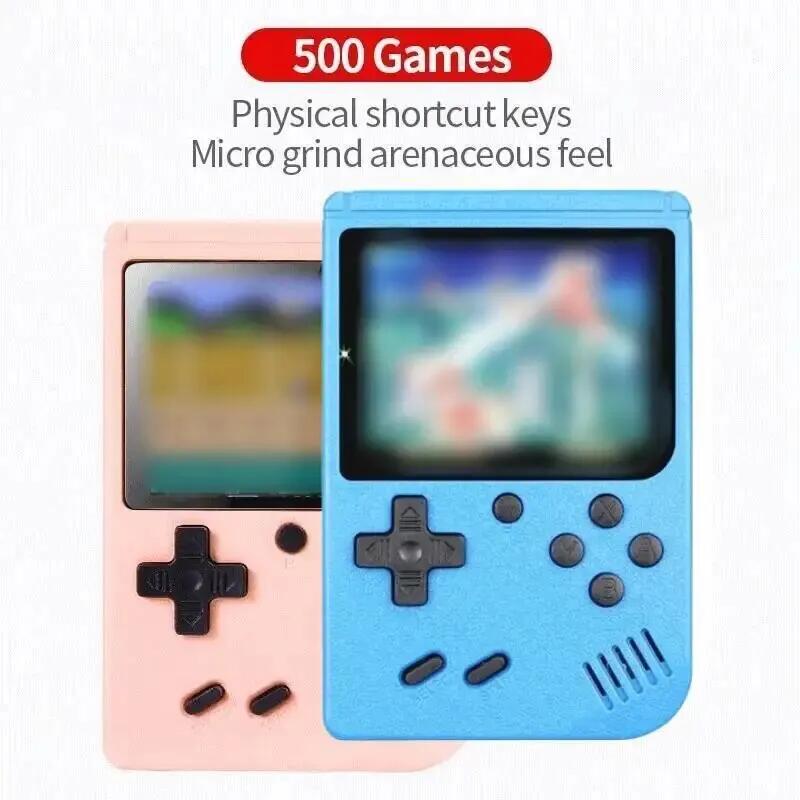  Retro Portable Mini Handheld Video Game Console 8 Bit 3.0 Inch Color LCD Kids Color Game Player Built in 500 Games 