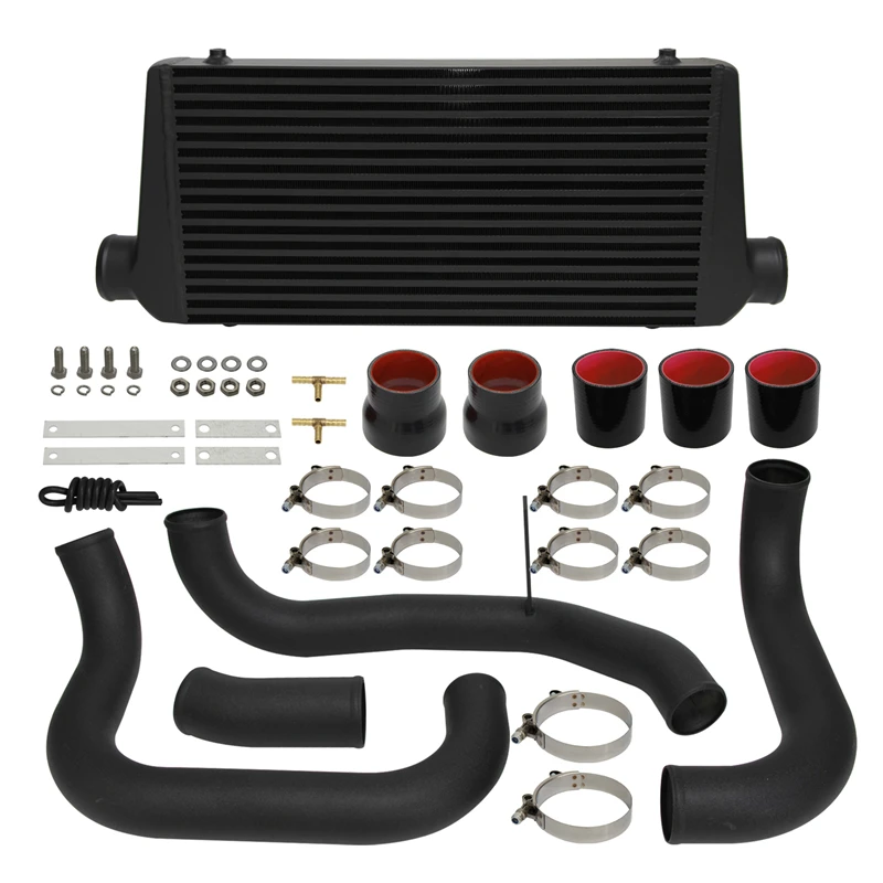 Intercooler Kit For Nissan Skyline R32 RB20DET R33 GTS R34 RB25DET 1989-2001 Black