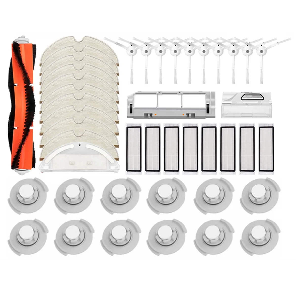 

Sweeper 44PCS Accessories Kit for S5 S6 Pure S60 S65 S50 E25 E4 1S Robot Vacuum Cleaner Spare Parts