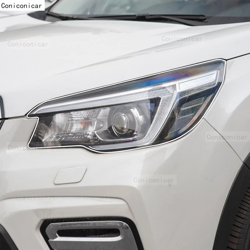 Car Headlight Protection Transparent Anti-Scratch Protective Film TPU Stickers For SUBARU Forester 2019-2021 Accessories