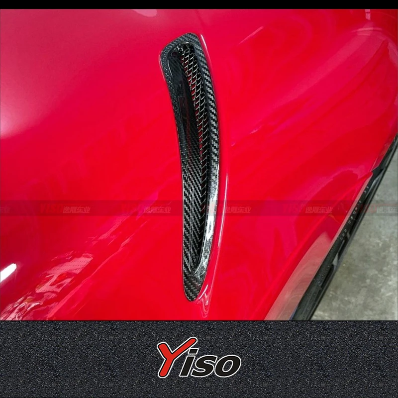 Suitable for Bull Devil SUPRA A90 Modified encirclement YISO carbon fiber Engine Cover air vent