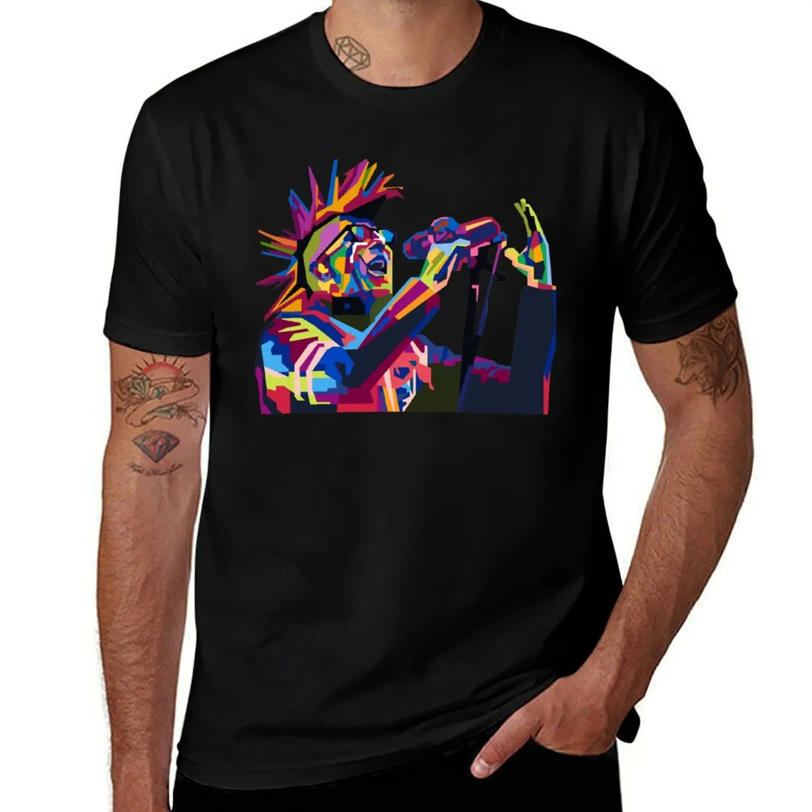 Abstract Geometric Maynard in WPAP T-Shirt Ultra Soft Breathable Tee Top T-Shirt