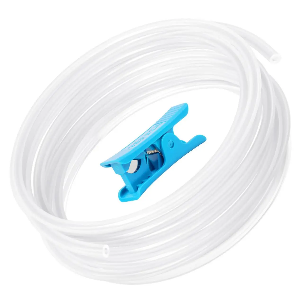 Tube for 1.75mm Filament with Cutter for Bambu Lab A1/A1 Mini AMS/P2S/P1S/X1C, 2.5mm ID X 4mm OD Length 5M Tube for PLA/PETG/ABS