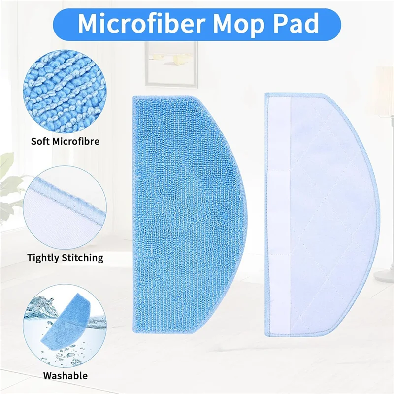 Accessory Set For Tikom G8000/G8000 Pro, For Honiture G20/G20 Pro, For Laresar Evol 3 Robot Vacuum Cleaner A62X