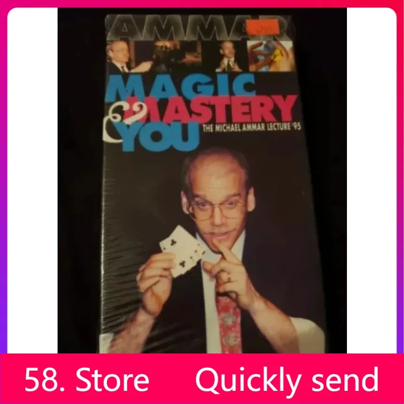 

New 2025 MAGIC MASTERY & YOU - THE MICHAEL AMMAR LECTURE 95' VHS - Magic tricks ( 58 Store Download )