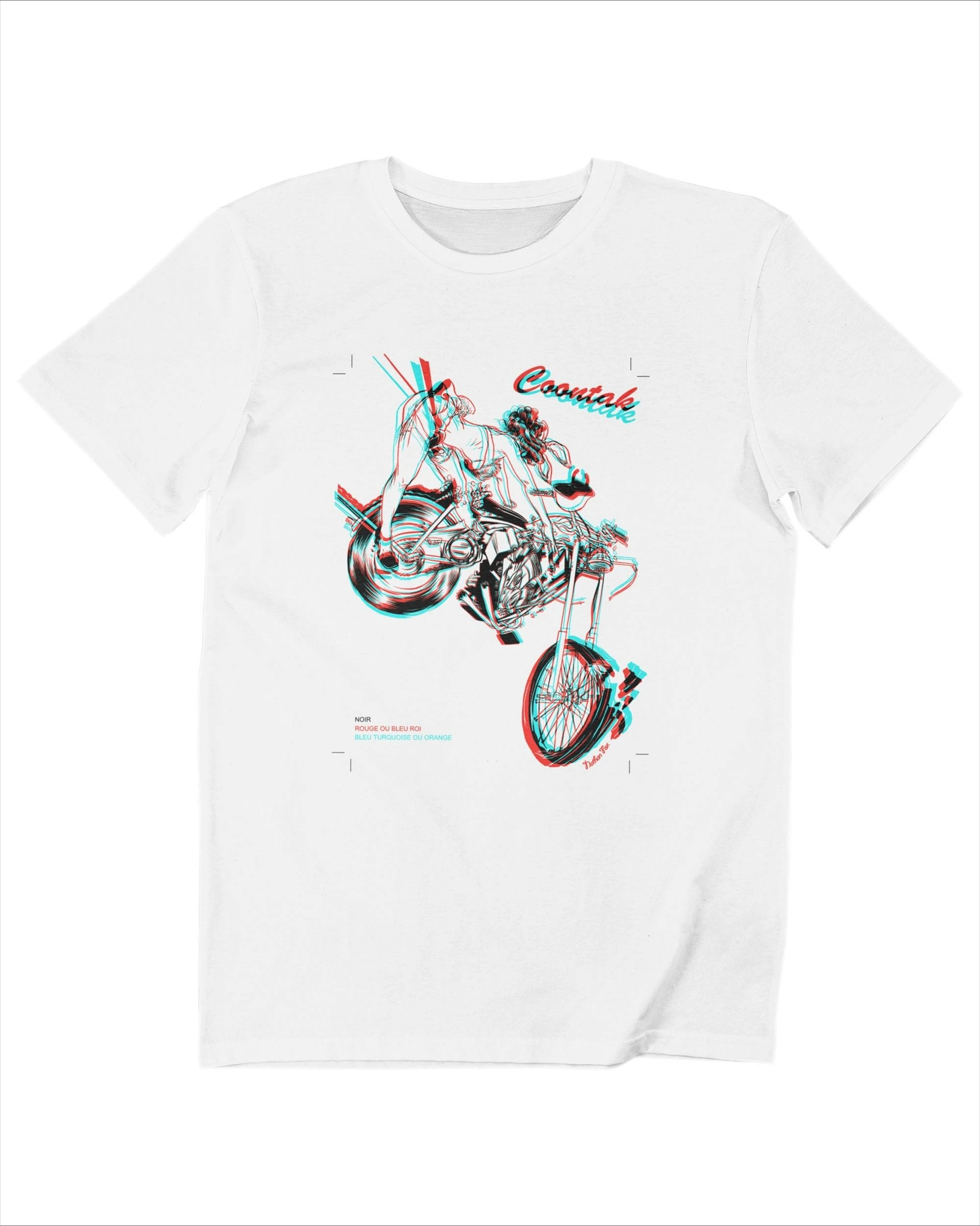 

Crash Moto Graphic Printing Summer Luxury Brand Cotton Men's and Women's T-Shirts Short Sleeves Street Fashion Trend