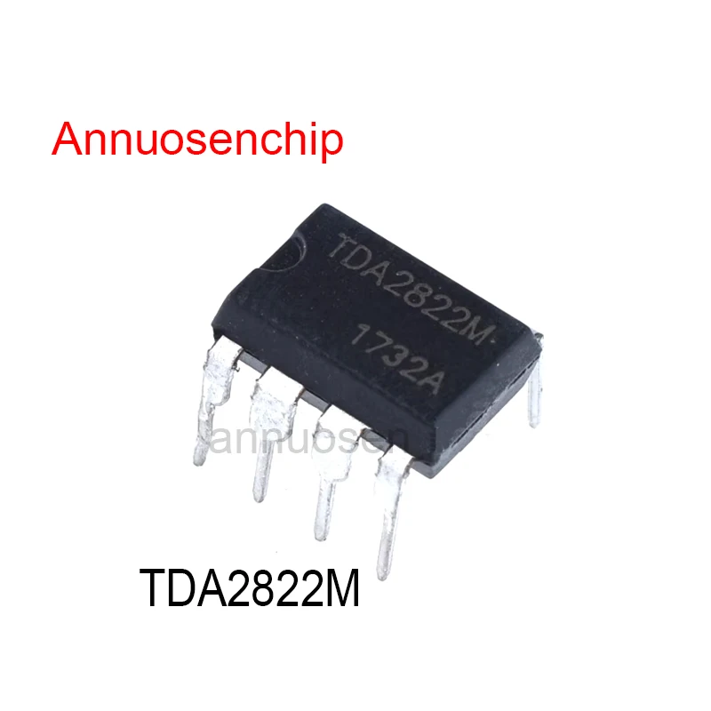 10PCS New and Original DIP-8 TDA2822 TDA2822M