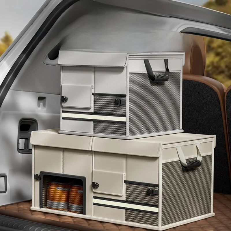 

Ящик для хранения багажника автомобиля, штабелируемый ящик для организации автомобиля, бренд AUTOBACS Busin Sle, ручной переключатель с ручкой, PE для хранения