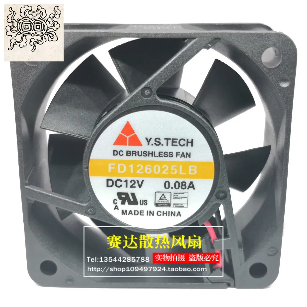 

Jinlingge для Y.S.TECH Wonsan FD126025LB 6025 12 В 0,08 А инверторный охлаждающий вентилятор 60*60*25 мм