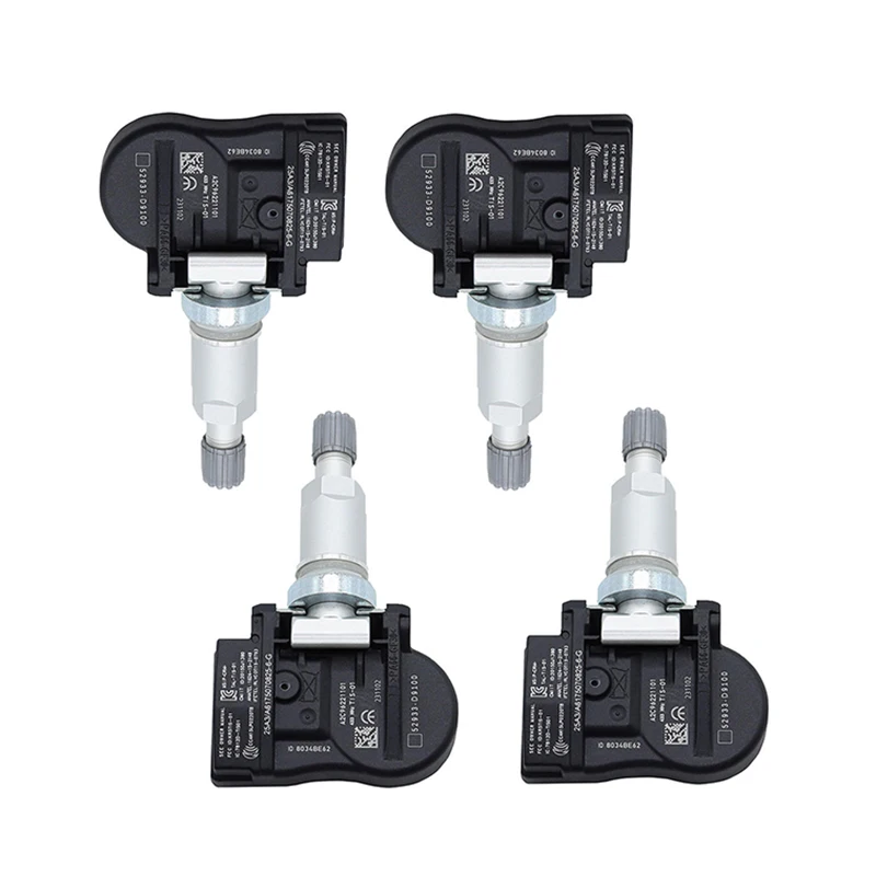 4PCS 52933-D9100 52933-D4100 52933-F2000 TPMS Tire Pressure Sensor For Hyundai Elantra Ioniq Kona Kia Soul Niro Optima Genesis