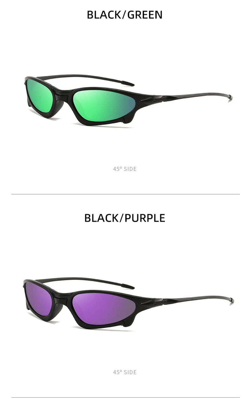 Leichte Sport-Polarisations-Sonnenbrille für Männer und Frauen, Modische Kleine Sportbrille für Outdoor-Aktivitäten wie Radfahren, Laufen, Angeln, Wandern – Detail 16