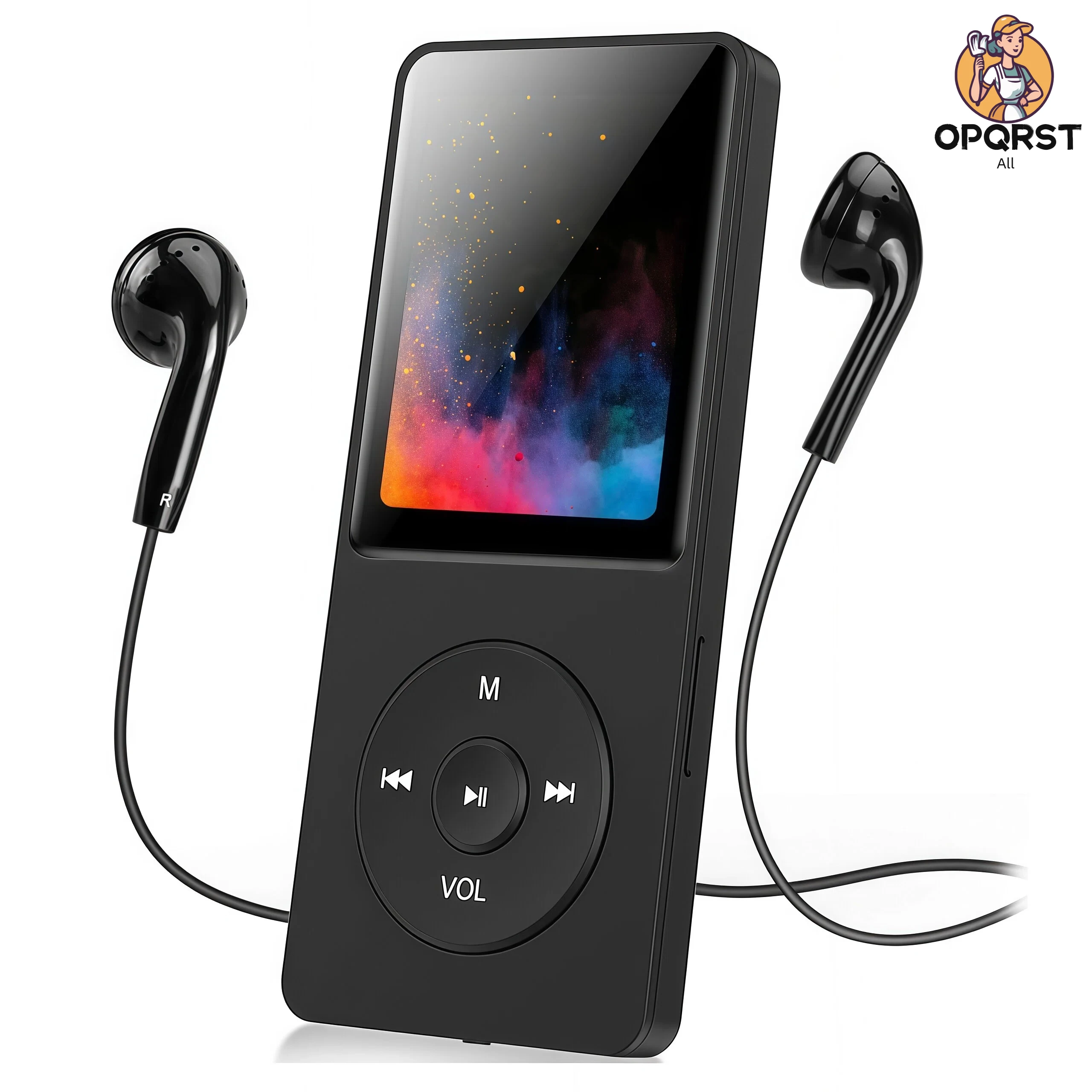 32GB Bluetooth MP3 Player, MP3 Player Sports Lossless Music HiFi Portable Built-in HD Speaker, Video, Voice Recording, FM Radio