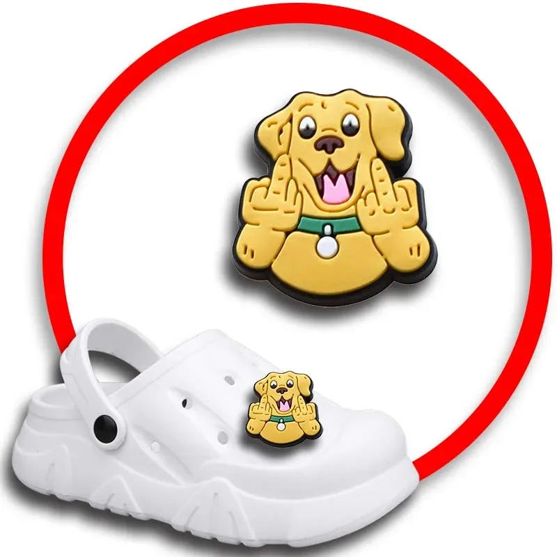 Tiger Frog Shoe Charms for Crocs Sandals Women Clogs Pins Shoe Decorations Accessory Men Badges Girls Kids Shoes Accessories