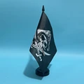 Black plastic pole 3