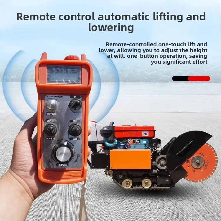 منشار جدار الخرسانة عالي الجودة آلة قطع الطرق الخرسانية آلة قطع الأرض من النوع الزاحف آلات فعالة