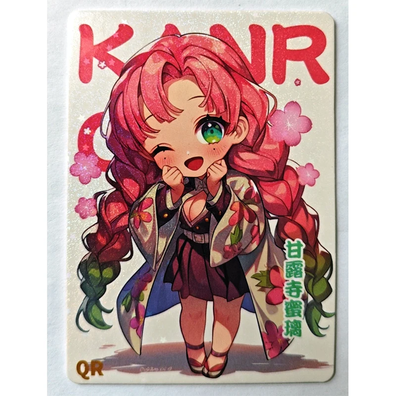 Anime Goddess Story QR Series Collection Cards Yae Miko Kamado Nezuko Ganyu Boa Hancock Christmas Birthday Gifts Children's Toys