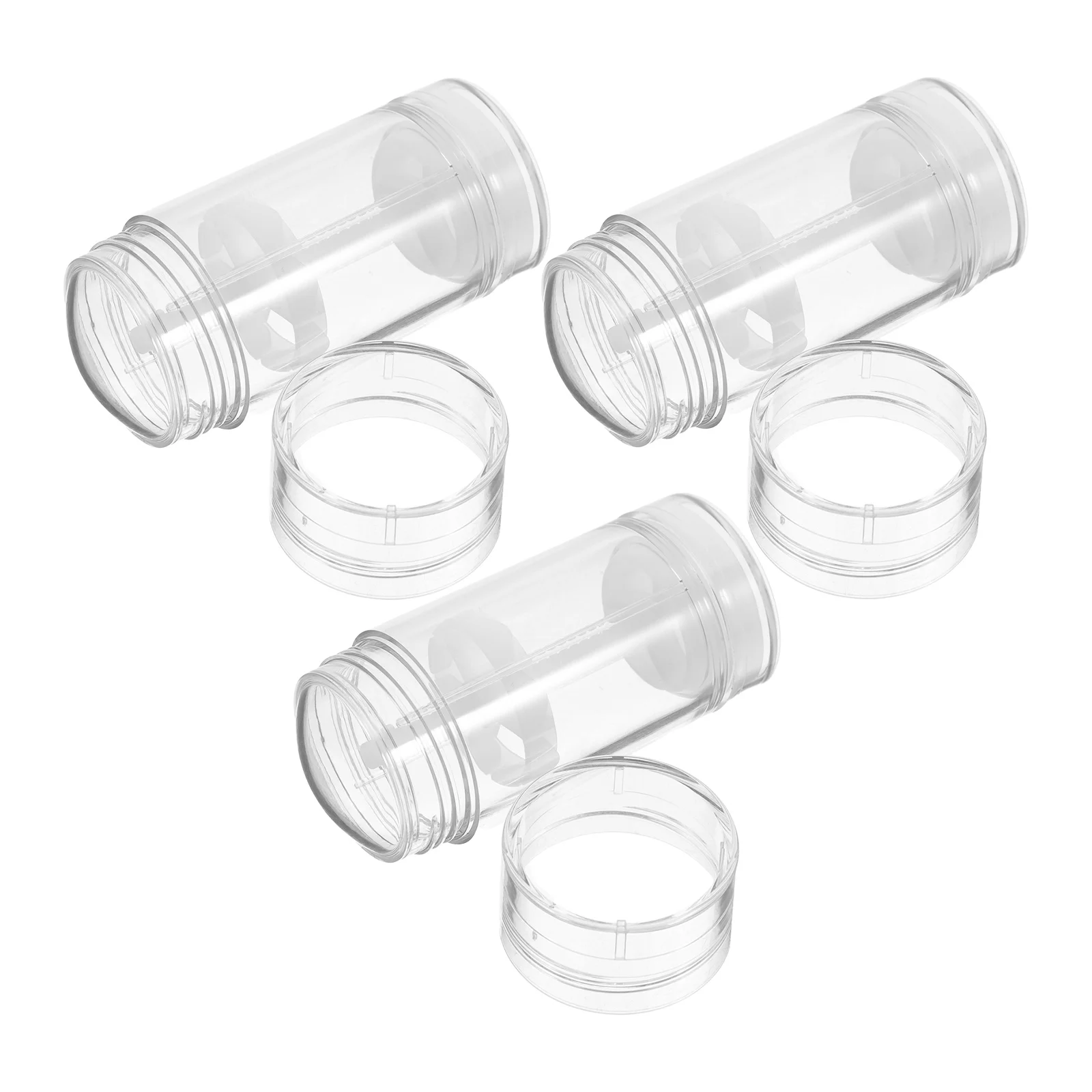 

3 Pcs Bottom Filling Material Empty Mini Lip Gloss Tubes Refillable Containers Lipstick