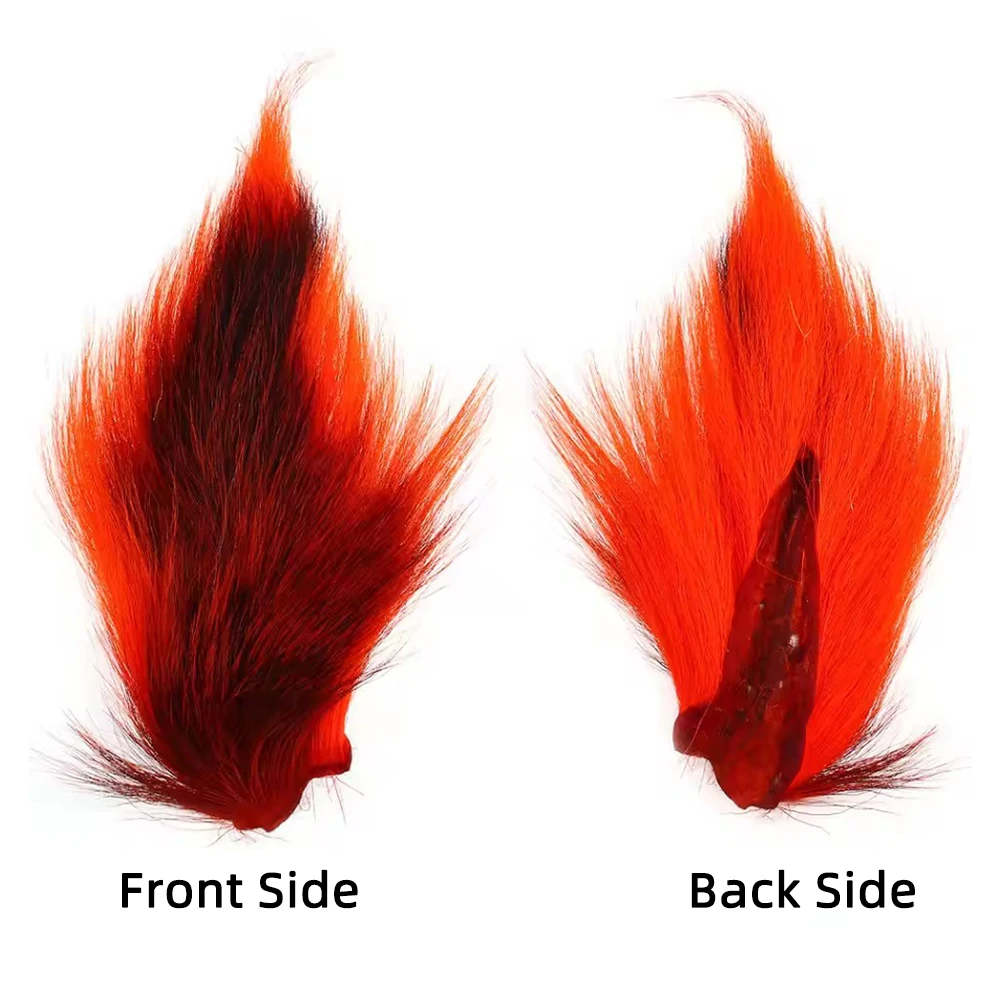 Fly Tying Material Dyed Deer Tail Hair Fur Bucktails Buck Fly Tying Saltwater Flies Dry Yellow Green Blue Red