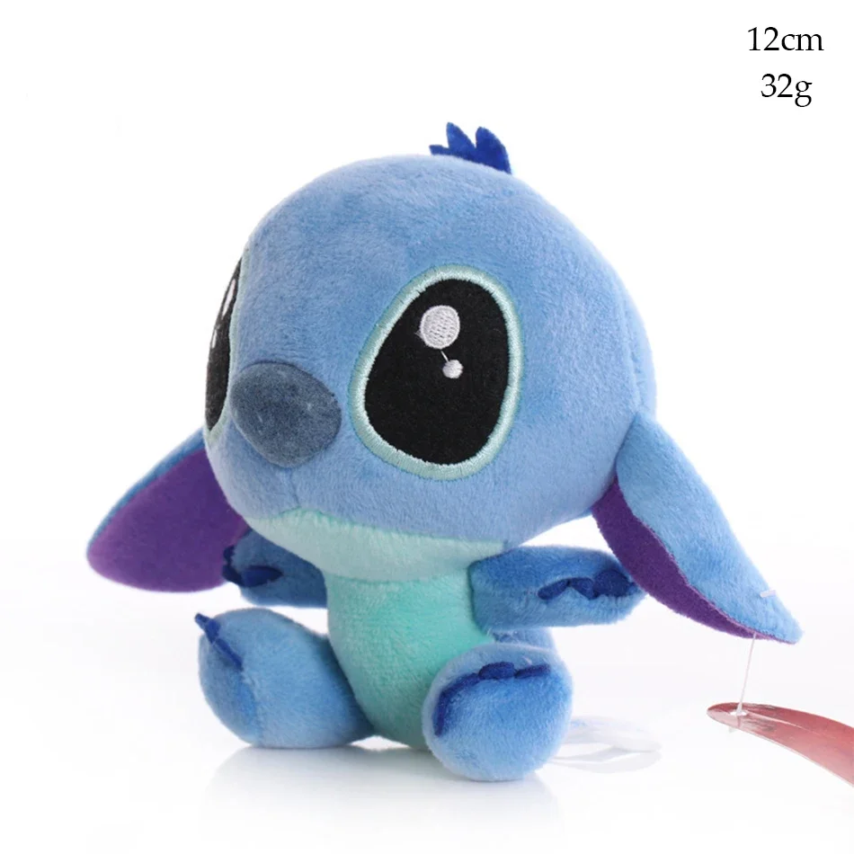 Disney Cartoon niebieski różowy ścieg pluszowe lalki Anime zabawki Lilo i Stich 20CM Stich pluszowe zabawki prezenty świąteczne dla dzieci