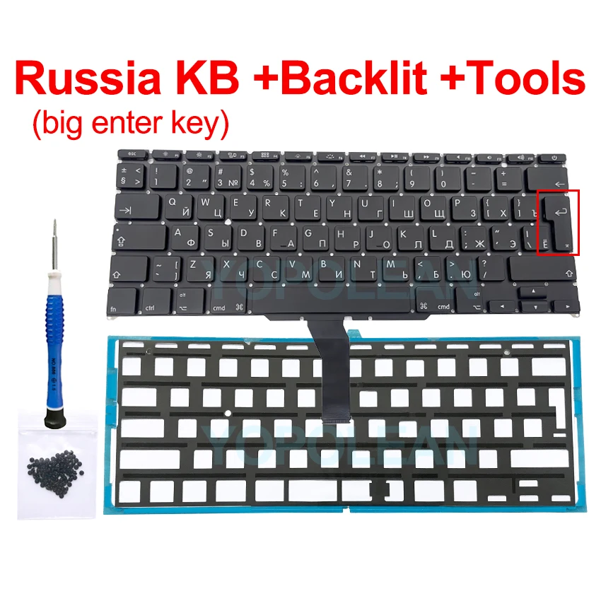 New Keyboards with Backlight For Macbook Air 11