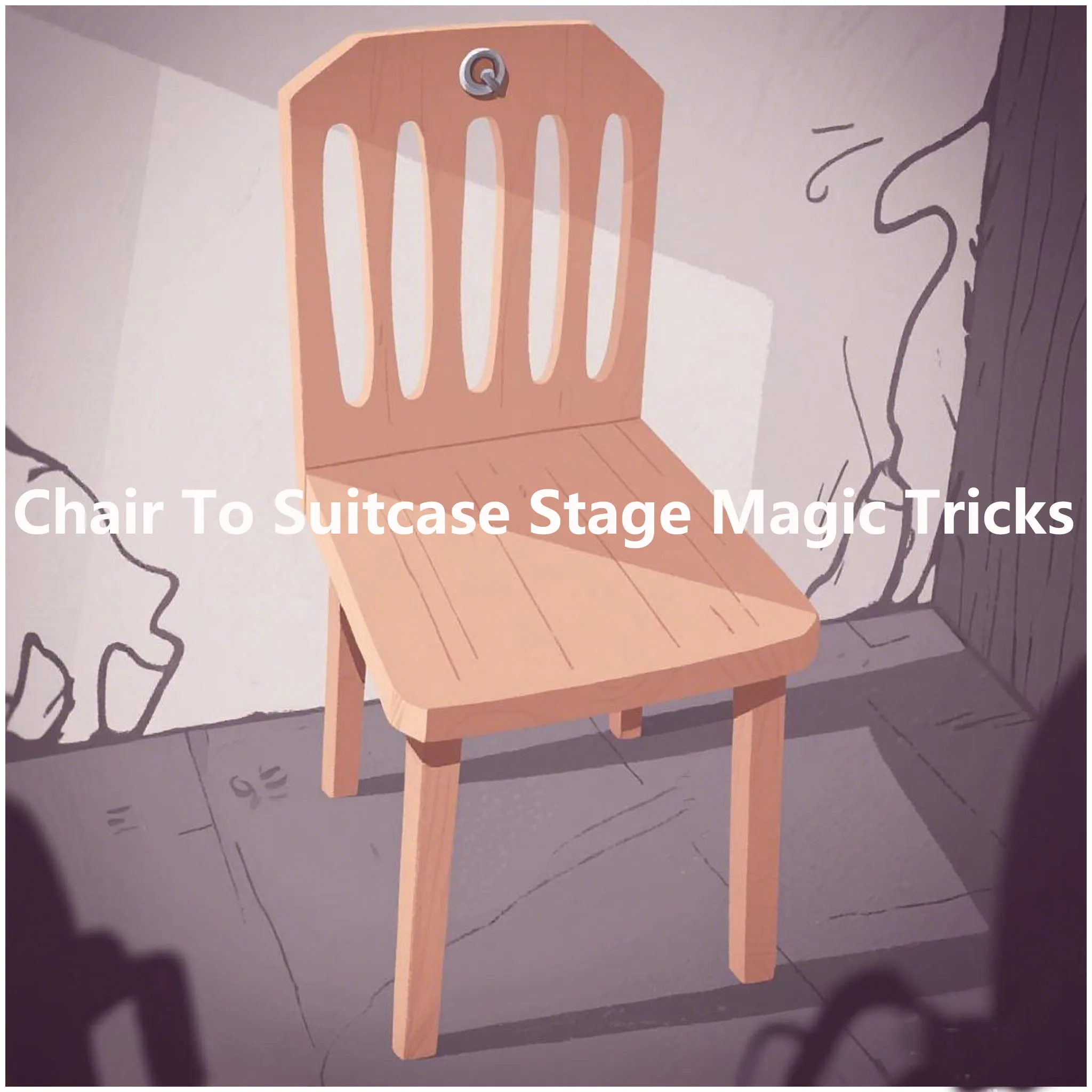 

Стул для чемодана, сценические фокусы, трюк, складной стул в чемодан, любой чай, магия, фокусник, реквизит, ментализм