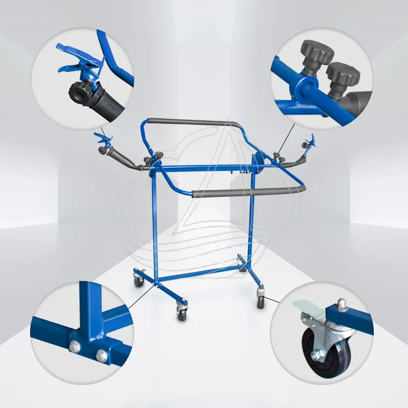 Car Bumper Paint Stand Door Cover Polishing Repair Sheet Metal Spray Tool Rack for 4S Auto Repair Shop