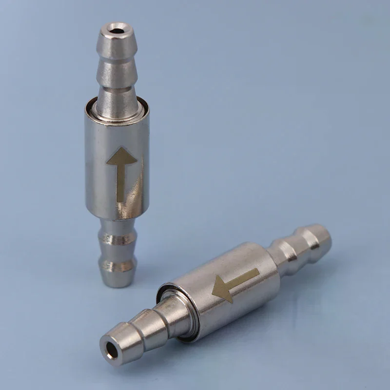 Co2 Water 4mm for Equipment Non Return for Pipe Aquarium Stainless Steel Check Valve Dioxide Cylinder to System Diffuser
