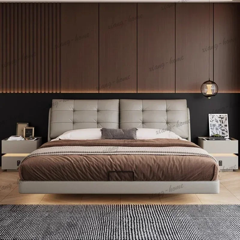 FG 180x200cm Full Marriage Bedrooms Dorm Room Essential Luxury King Sizebed Base Beds Frames Double Bed Headboards Furniture Hom