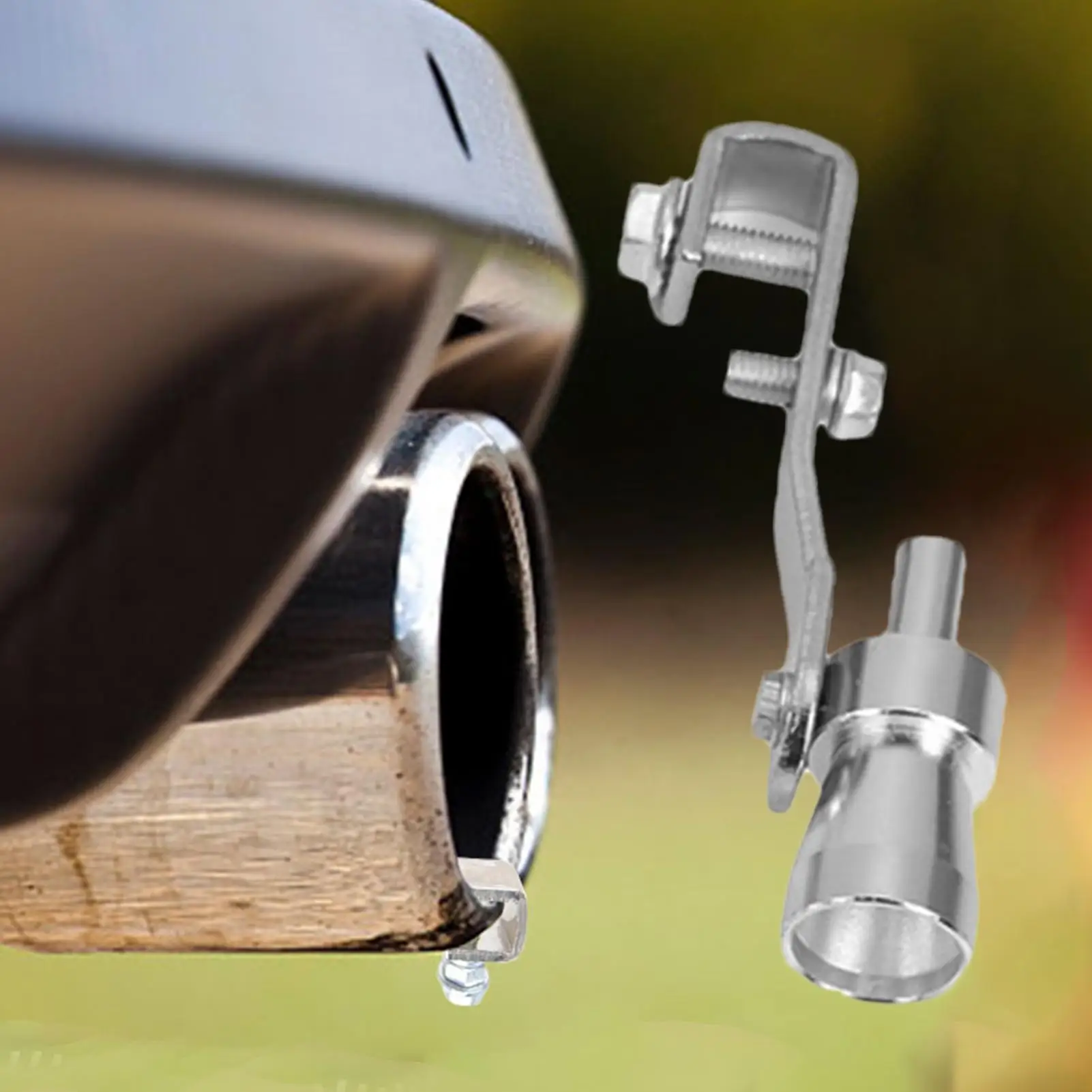 Universal Exhaust Pipe Turbo Whistle Blow Off Valve Sound Simulator Car Turbine Roar Maker Vehicle Modified Sound Boosting