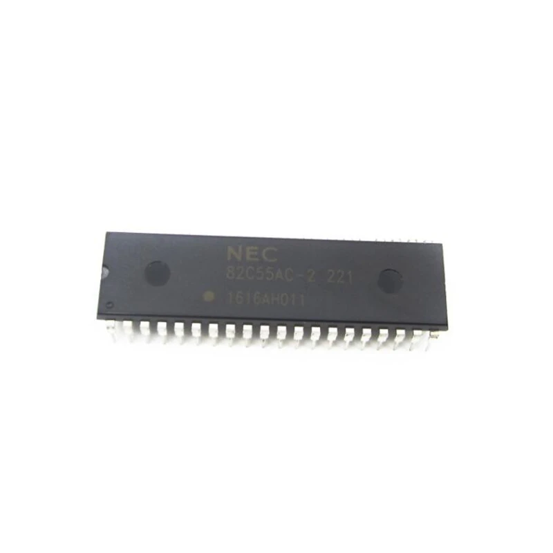 1/5/10pcs UPD82C55AC-2/82c55ac-2 DIP-40PIN良質