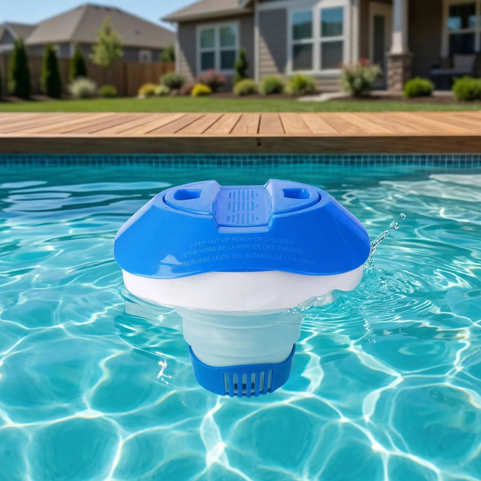 Swimming Pool Floating Dispenser Slow Release Pools Dispense Floater Chlorine Tablet Auto-Supplier Swimming Cleaning Accessories