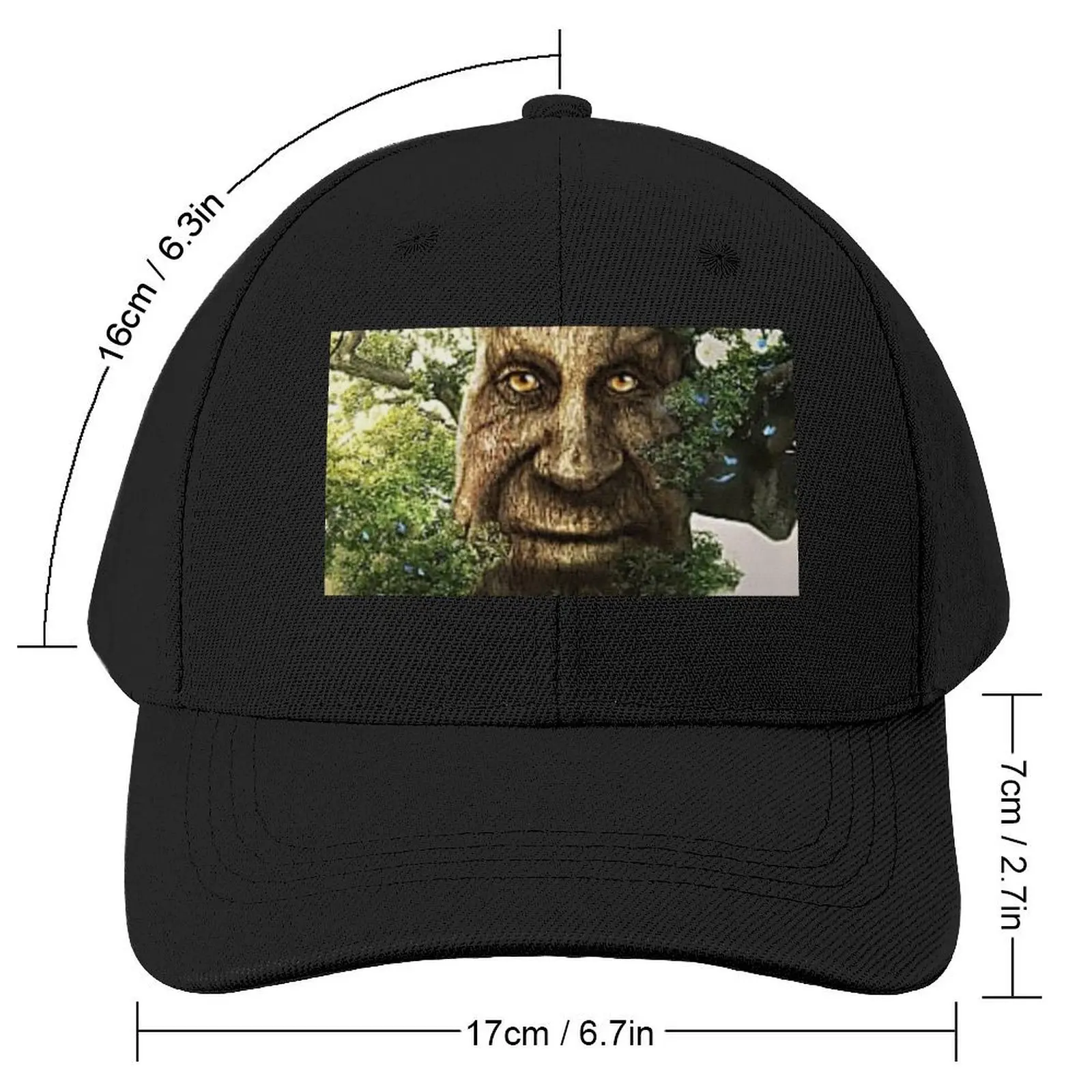 Wise Mystical Elucidative Tree Original Art [Hi-Res] Baseball Cap Luxury Cap custom Hat Wild Ball Hat Woman Men's