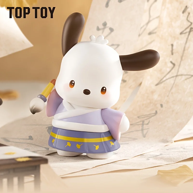 TOPTOY Sanrio cuatro estaciones serie de ropa china figura caja ciega Cool Lomi Hello Kitty adornos de escritorio regalo de cumpleaños lindo T