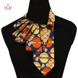 Bintarealwax New Necklace Bazin Riche African Fabric Handmade Accessories False Collar Personalized Custom Gift WYb581