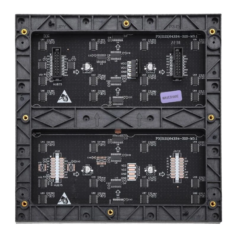 462D Full Color LED Screen RGB Color Dots 64x64 Dot HUB75