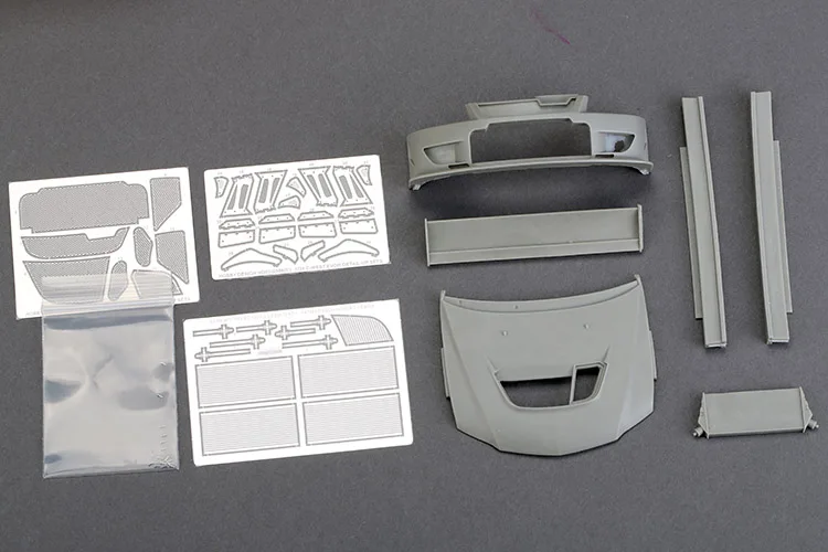 HobbyDesign 1:24 C-WEST Lancer EVO IX F HD03-0386 Modifying and Assembling Model Accessories