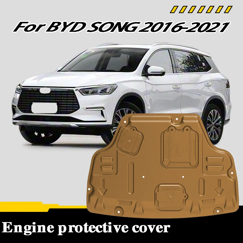 

Vehicle - Specific Splash - Proof Durable Sturdy Engine Undercover And Lower Mudguard For BYD SONG 2016-2021 1.5T/2.0T