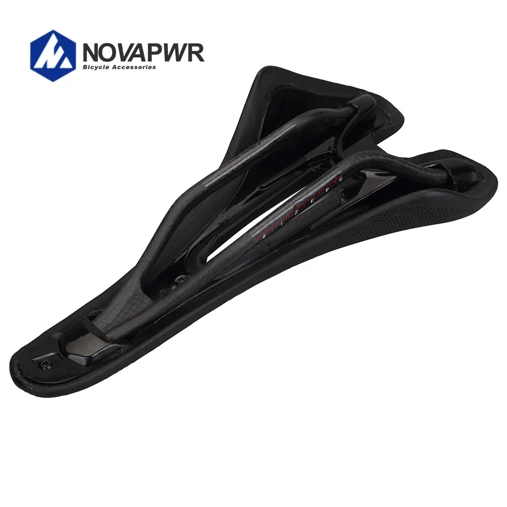 New Design Hollow LightWeight Full Carbon Fiber Rail Bike Saddle EVO Sponge Mtb Road Bike Seat Cushion Bicycle Parts