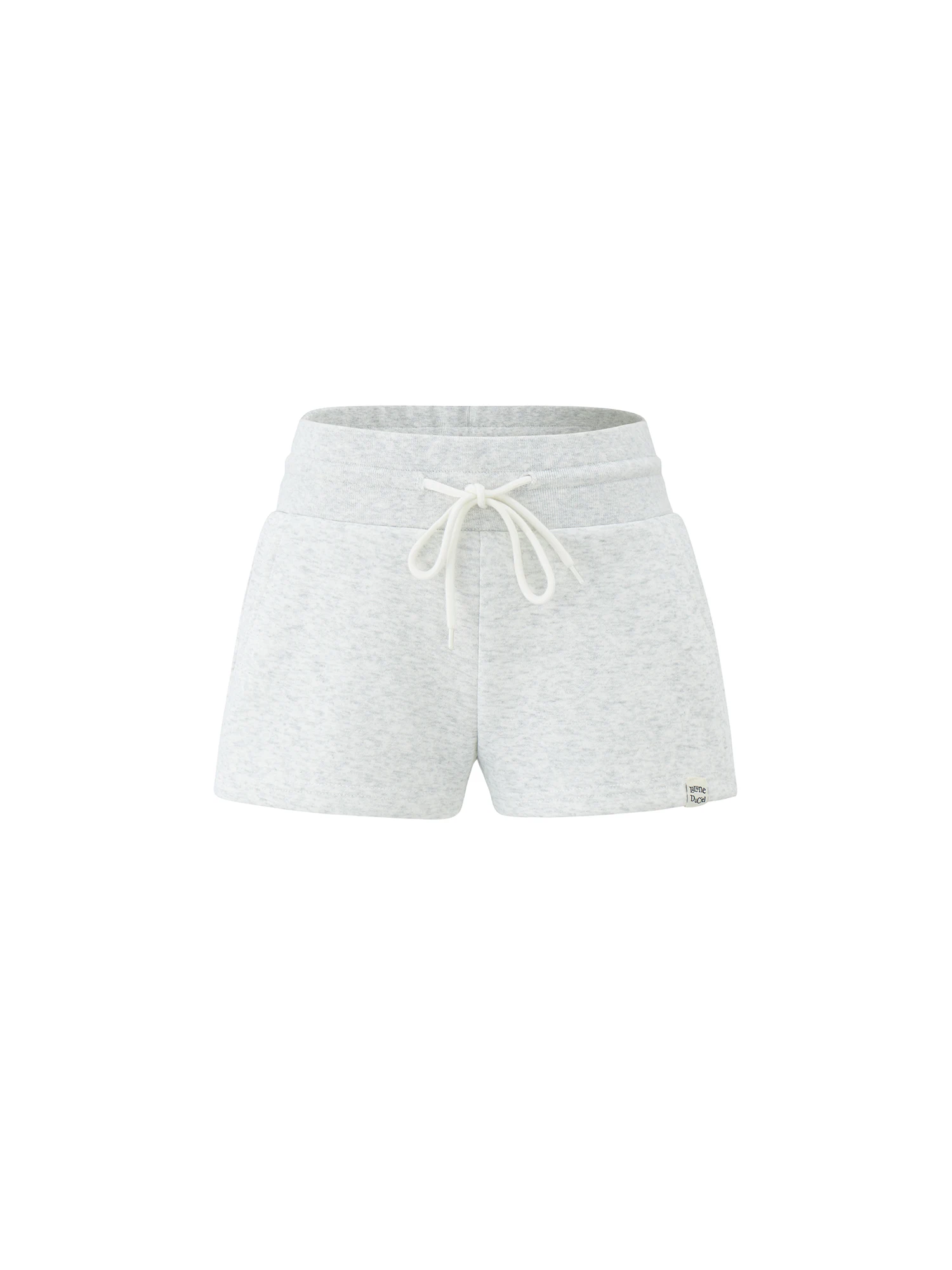 NEAT Simple Series Dstring Orps Feminino Verão Solto Versátil Esportes Calças Quentes Calças Casuais Poliéster Mistura de Algodão