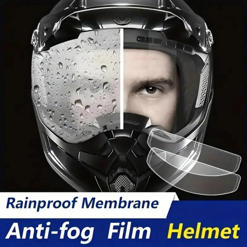

1/2PCS Anti-Rain Anti Fog Films for Motorcycle Helmet Anti-Fogging Stickers A Must-have for Motorbike Riders in Winter Very Thin