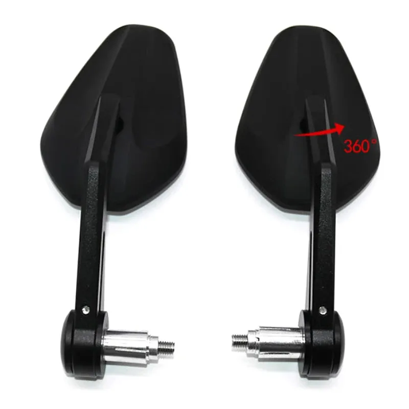 Espelho retrovisor para guidão de motocicleta, alça de reversão, extremidades da barra, espelhos laterais para triumph street triplo 765 r s rs 675 r rx 660s