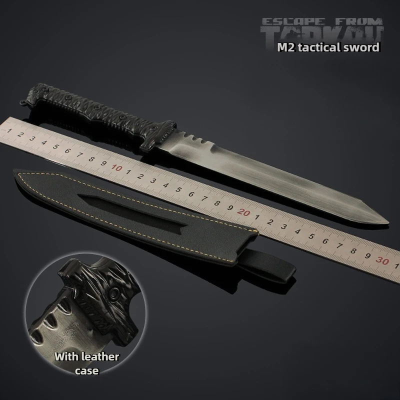 11.42in Escape from Tarkov Peripherals M2 Tactical Sword Game Melee Karambit Toy Sword Physical Model Collectible Ornament Gifts