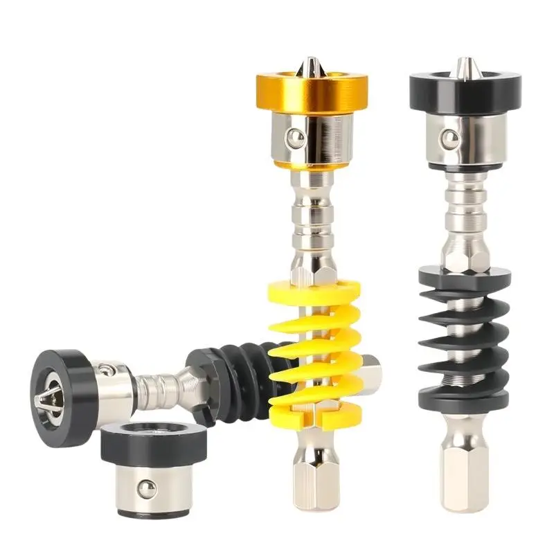 1 Stück 1/4 Zoll Sechskant PH2 Kreuzschraubendreherkopf Magnetischer Schraubendreherkopf Magnetring zur Positionierung Abnehmbarer Begrenzungsring – Detail 8