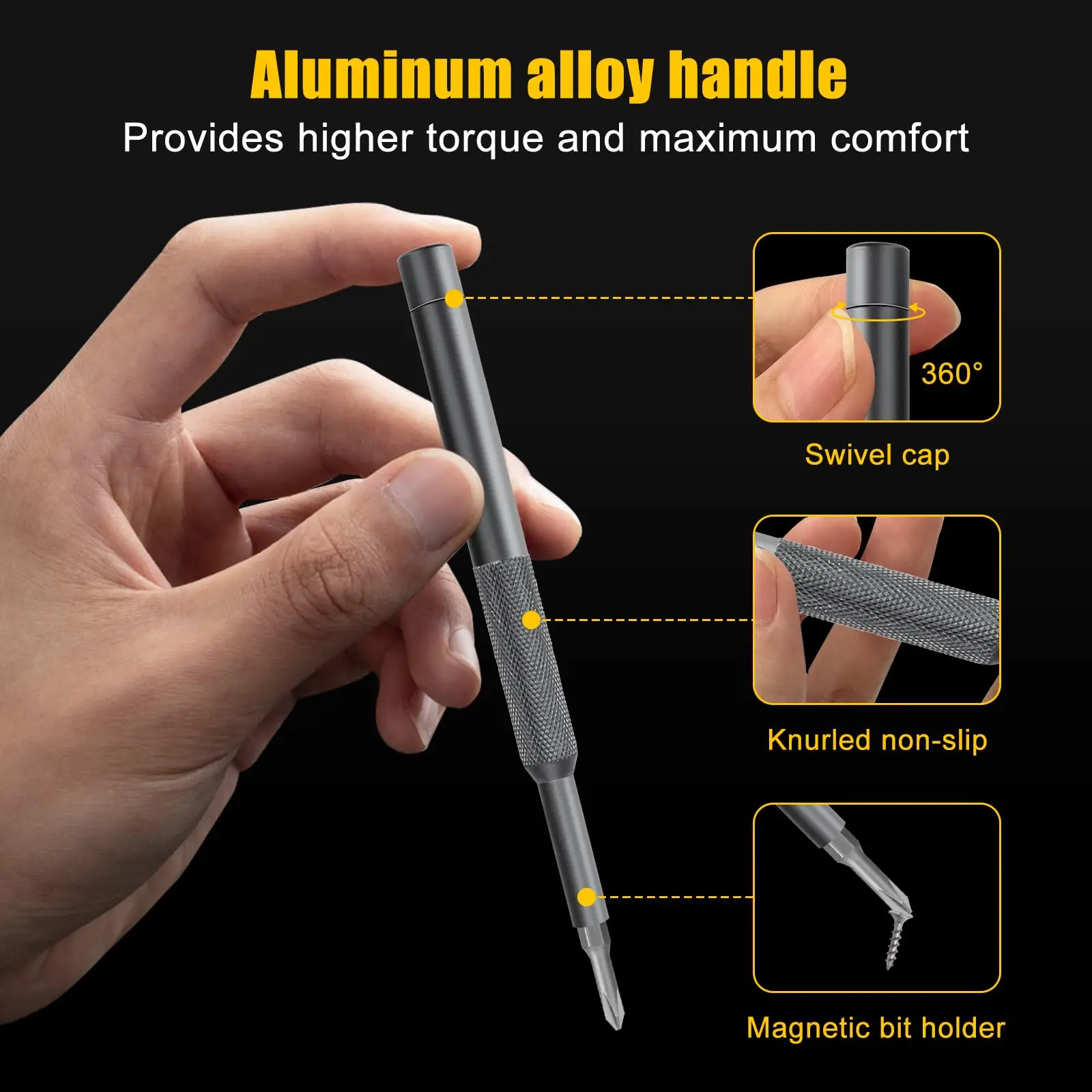 50 in 1 Precision Screwdriver Set with Magnetic Screw Heads Manual Repair Tools for iPhone Glasses Watches Game Consoles camera