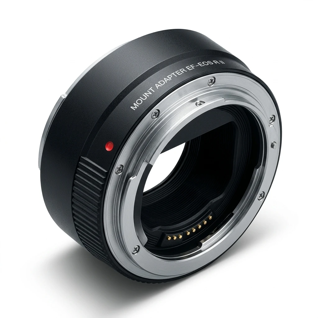 

Новый адаптер-кольцо EF-EOS RII с автофокусом для объективов Canon EF EF-S к камерам Canon EOSR, EOSRP, R5, R6, EOSRP с полнокадровой матрицей и креплением RF.