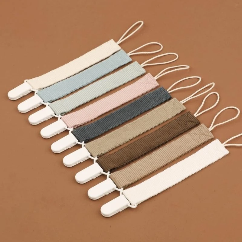 

J15U Baby Pacifier Hold Clip Newborns Pacifier Clip Fashionable Pacifier Clip Cotton Clip for Boy & Girls for Most Pacifiers