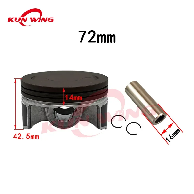 

Boswell M3 J 3D Beihai Keweisi for Zongshen CB250F CPS250 Motorcycle Piston Kit 72MM 172FMM