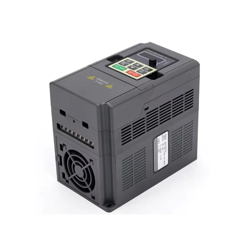 Mini Type IGBT Inverter Infineon Coil 0.75kw 1hp Three Phase 380V AC Drive VFD  Frequency Converter for Gear Box Motor